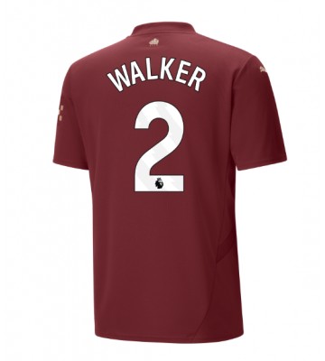 Manchester City Kyle Walker #2 Tredje Tröja 2024-25 Kortärmad